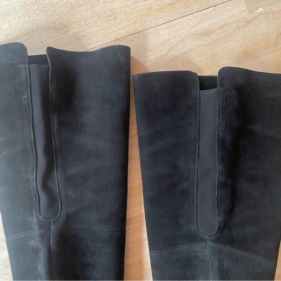 Stuart Weitzman thigh high HILO black suede boots, size 8.5 - Picture 5 of 12
